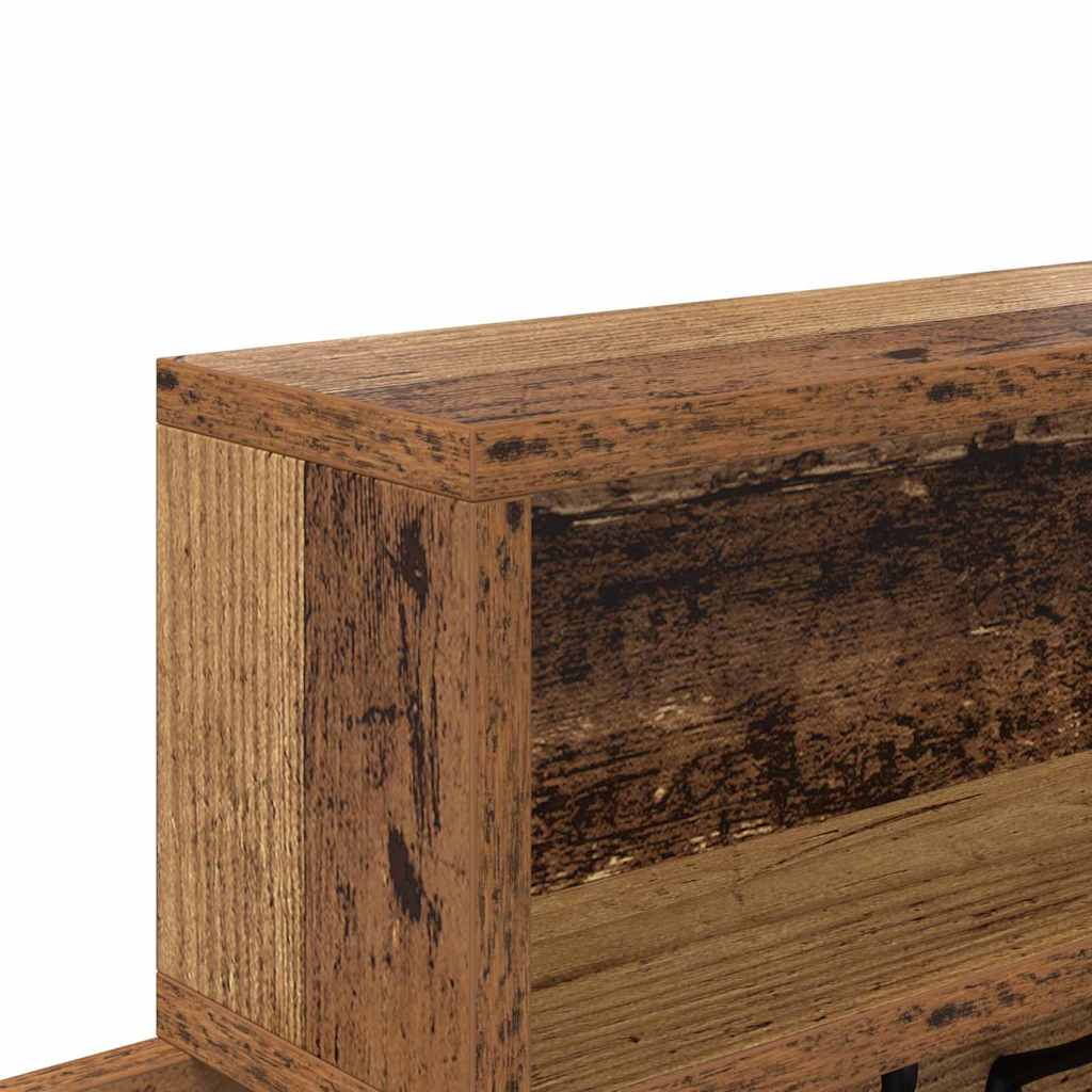Appendiabiti a muro Legno vecchio 100 x 12 x 43,5 cm | homemem39