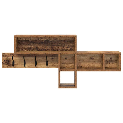 Appendiabiti a muro Legno vecchio 100 x 12 x 43,5 cm | homemem39