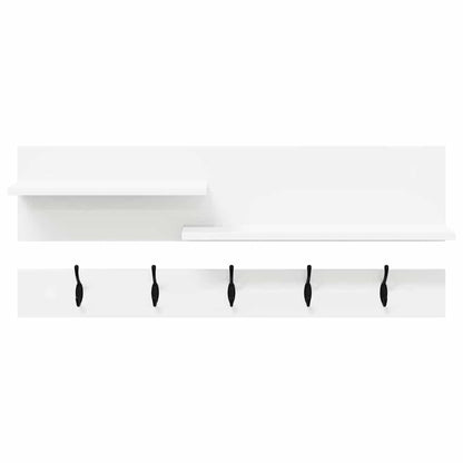 Appendiabiti a muro Bianco 90 x 15 x 36 cm Legno multistrato | homemem39