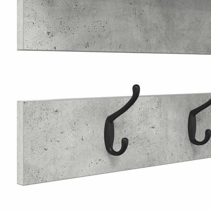 Appendiabiti a muro Grigio cemento 90 x 15 x 36 cm | homemem39
