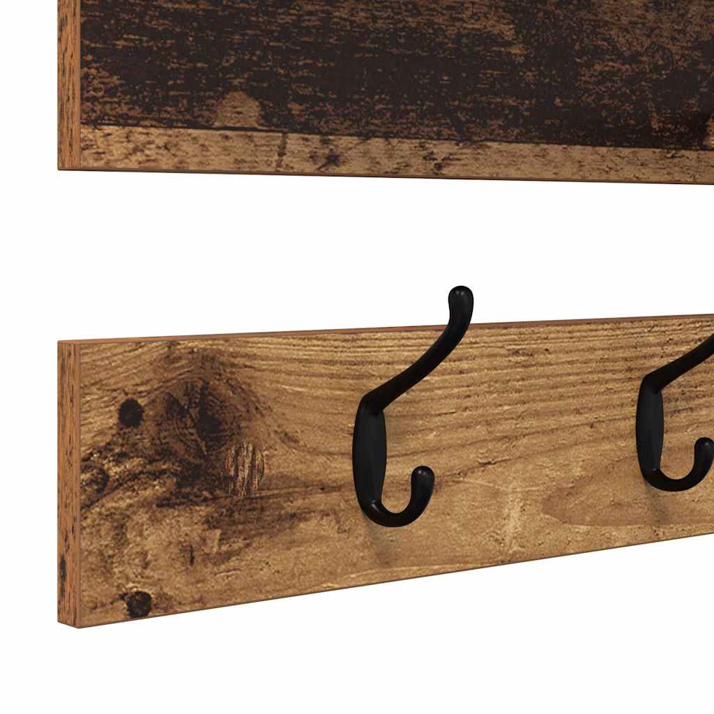 Appendiabiti a muro Legno vecchio 90 x 15 x 36 cm | homemem39