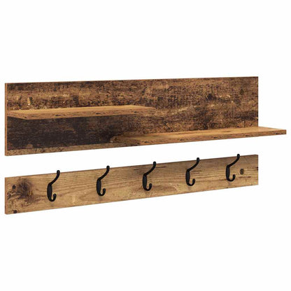 Appendiabiti a muro Legno vecchio 90 x 15 x 36 cm | homemem39