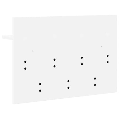 Appendiabiti a muro Bianco 60 x 40 x 12 cm Legno multistrato | homemem39