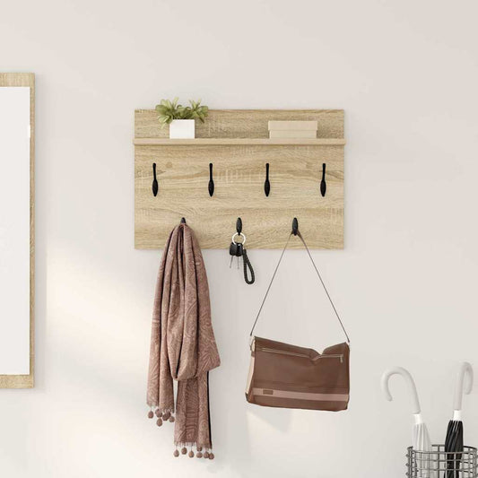 Appendiabiti a muro Rovere Sonoma 60 x 40 x 12 cm