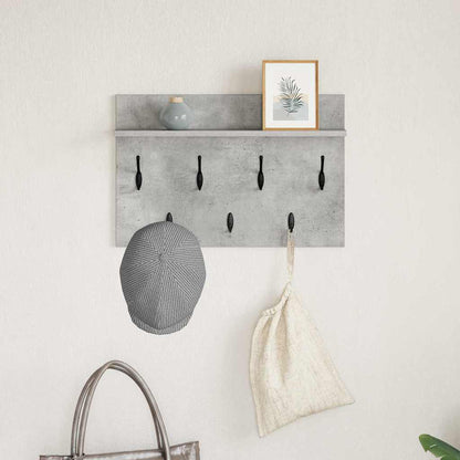 Appendiabiti a muro Grigio cemento 60 x 40 x 12 cm | homemem39