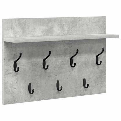 Appendiabiti a muro Grigio cemento 60 x 40 x 12 cm | homemem39