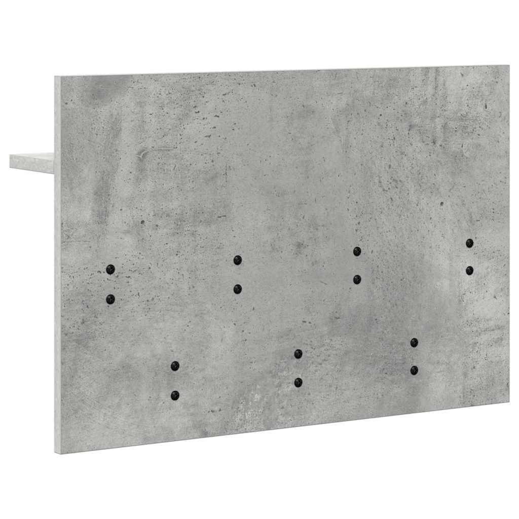 Appendiabiti a muro Grigio cemento 60 x 40 x 12 cm | homemem39
