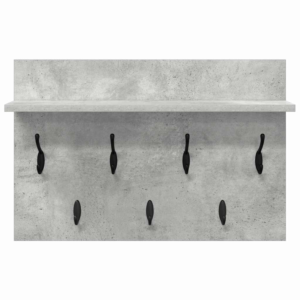 Appendiabiti a muro Grigio cemento 60 x 40 x 12 cm | homemem39