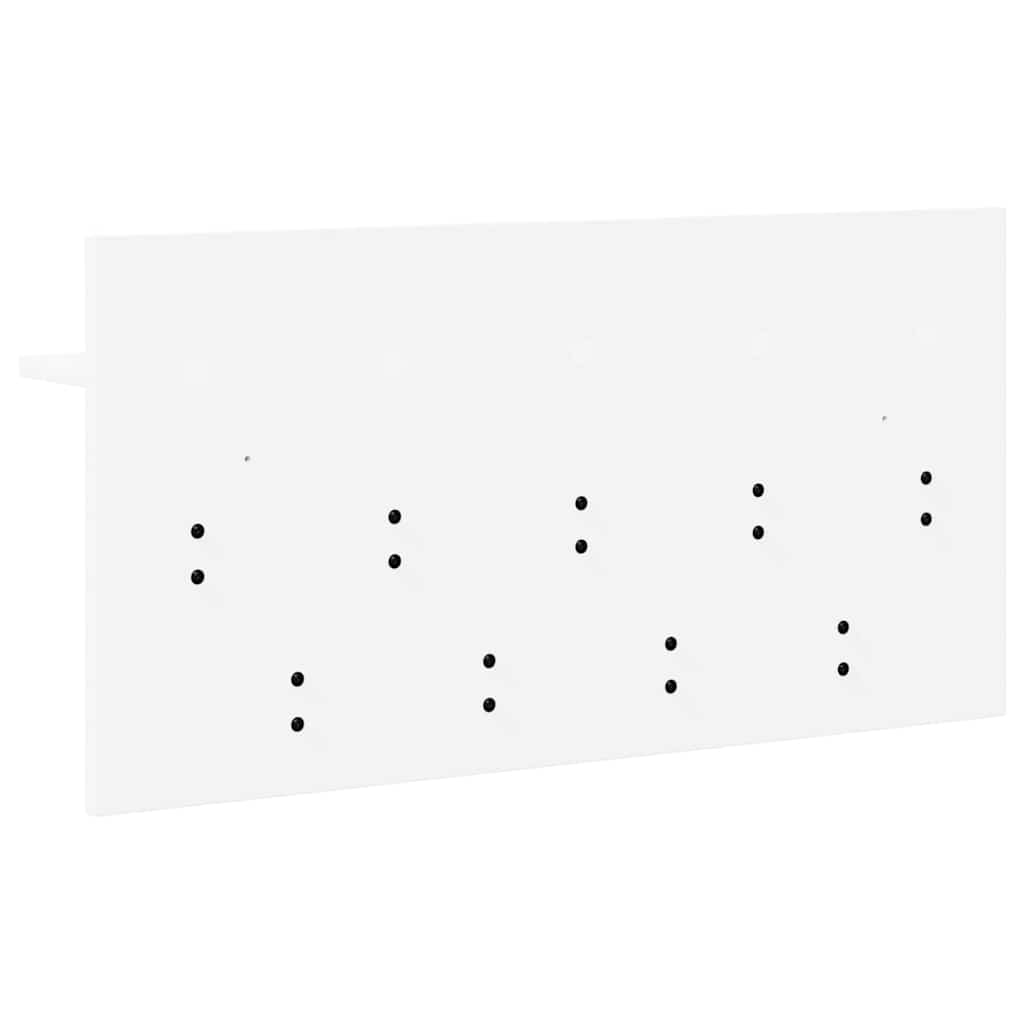 Appendiabiti a muro Bianco 80 x 40 x 12 cm Legno multistrato