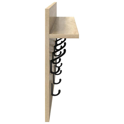 Appendiabiti a muro Rovere Sonoma 80 x 40 x 12 cm