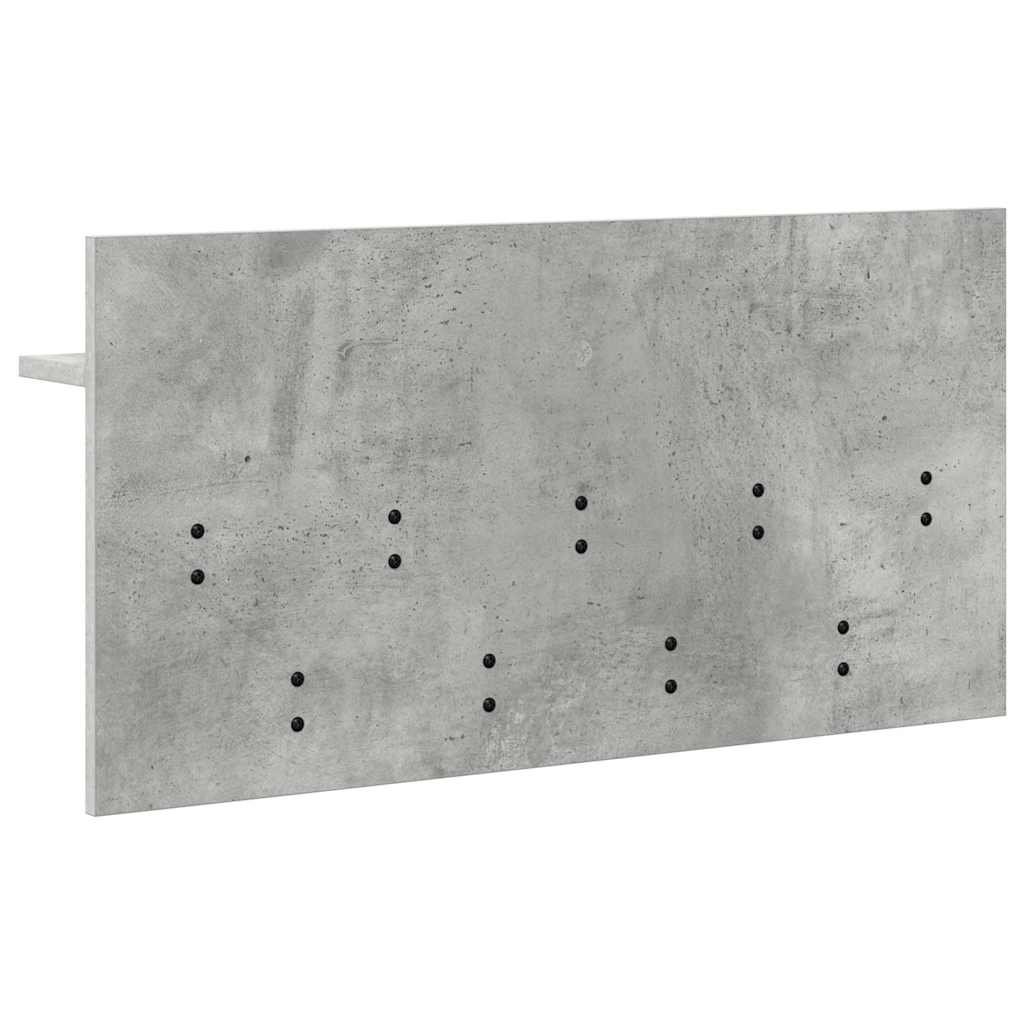 Appendiabiti a muro Grigio cemento 80 x 40 x 12 cm