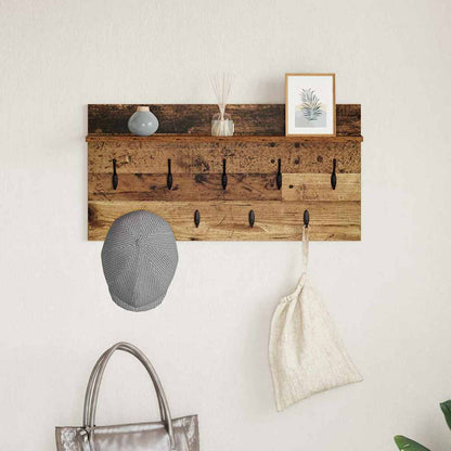 Appendiabiti a muro Legno vecchio 80 x 40 x 12 cm | homemem39