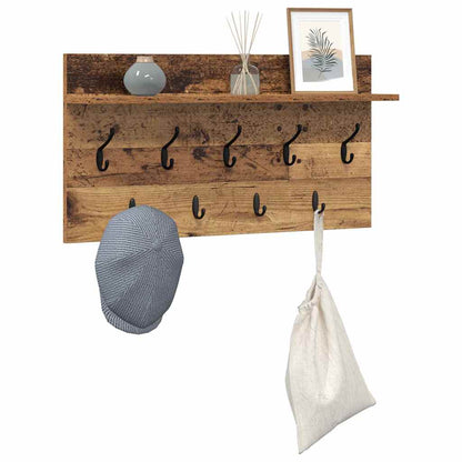 Appendiabiti a muro Legno vecchio 80 x 40 x 12 cm | homemem39