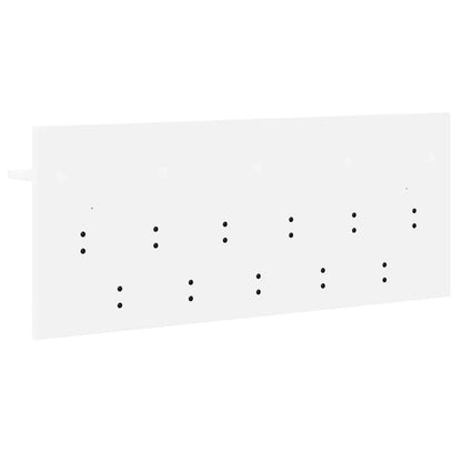 Appendiabiti a muro Bianco 100 x 40 x 12 cm Legno multistrato | homemem39