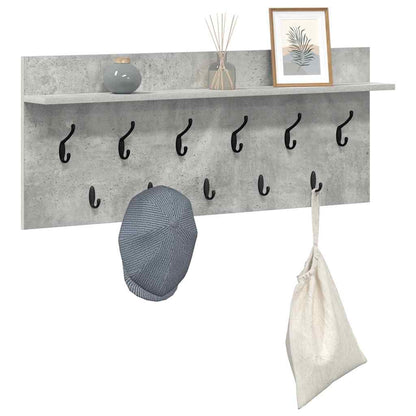 Appendiabiti a muro Grigio cemento 100 x 40 x 12 cm