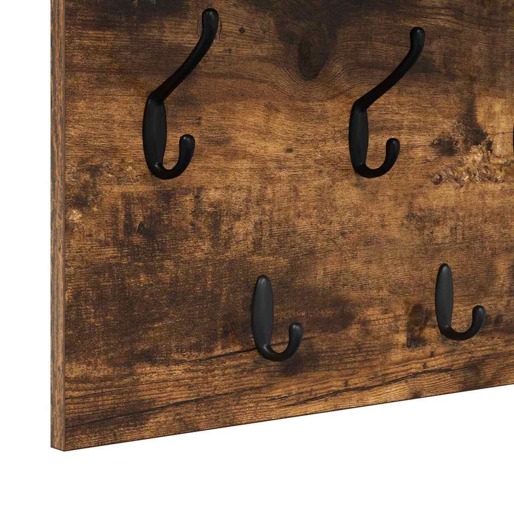 Appendiabiti a muro Rovere fumé 100 x 40 x 12 cm | homemem39