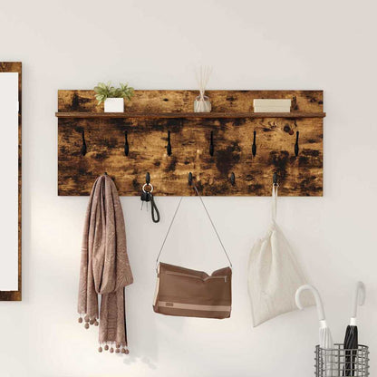 Appendiabiti a muro Rovere fumé 100 x 40 x 12 cm | homemem39
