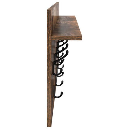 Appendiabiti a muro Rovere fumé 100 x 40 x 12 cm | homemem39