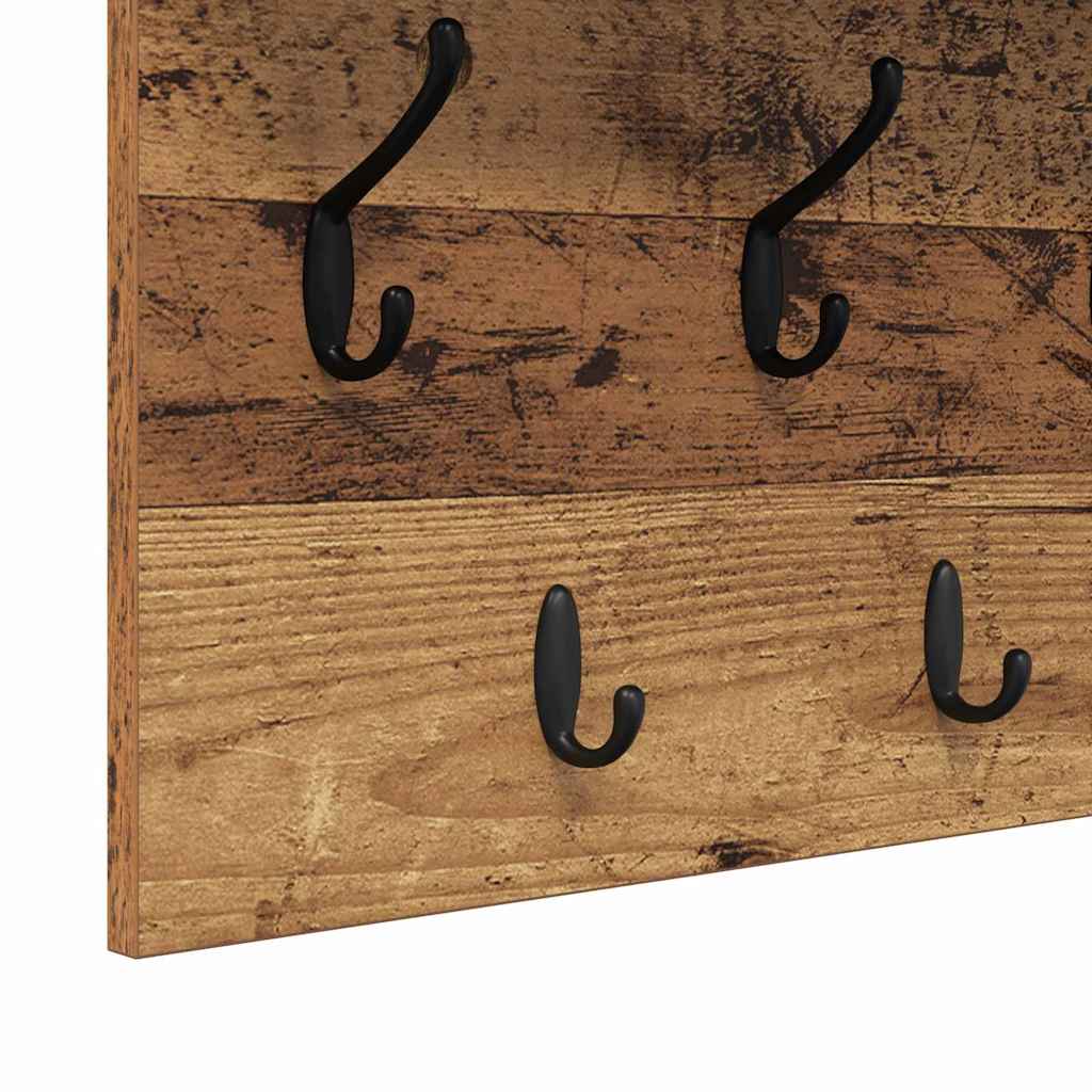 Appendiabiti a muro Legno vecchio 100 x 40 x 12 cm | homemem39