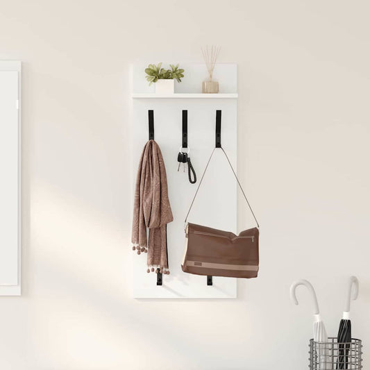Appendiabiti a muro Bianco 40 x 10 x 90 cm Legno multistrato | homemem39