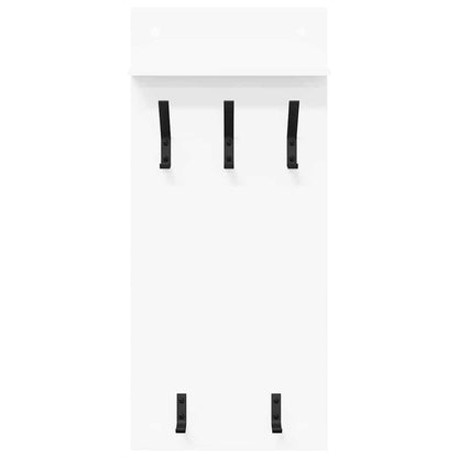 Appendiabiti a muro Bianco 40 x 10 x 90 cm Legno multistrato | homemem39