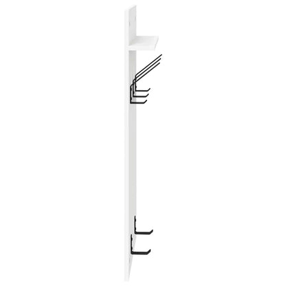 Appendiabiti a muro Bianco 40 x 10 x 90 cm Legno multistrato | homemem39
