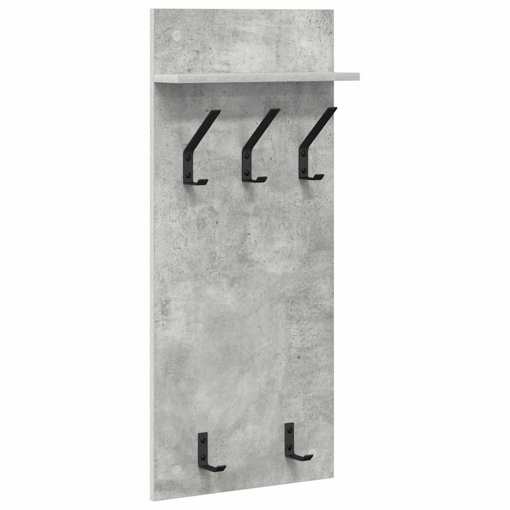 Appendiabiti a muro Grigio cemento 40 x 10 x 90 cm | homemem39