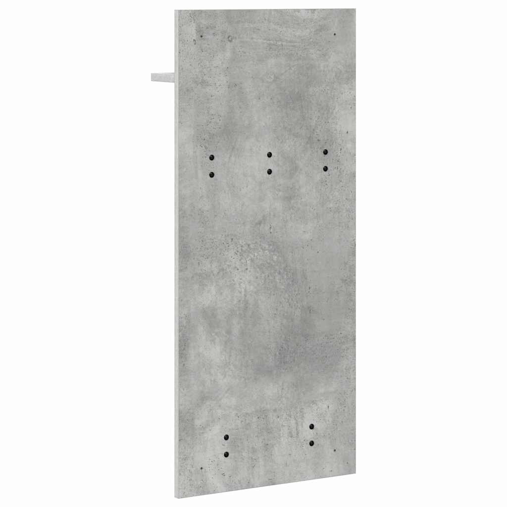 Appendiabiti a muro Grigio cemento 40 x 10 x 90 cm | homemem39