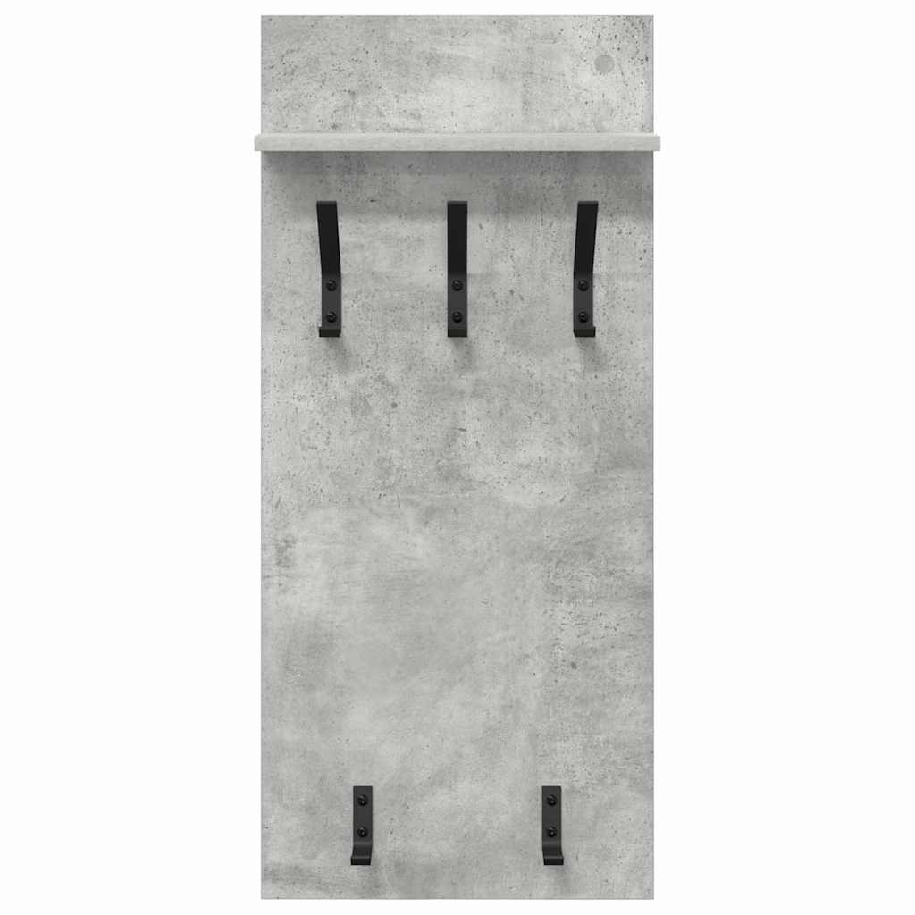 Appendiabiti a muro Grigio cemento 40 x 10 x 90 cm | homemem39