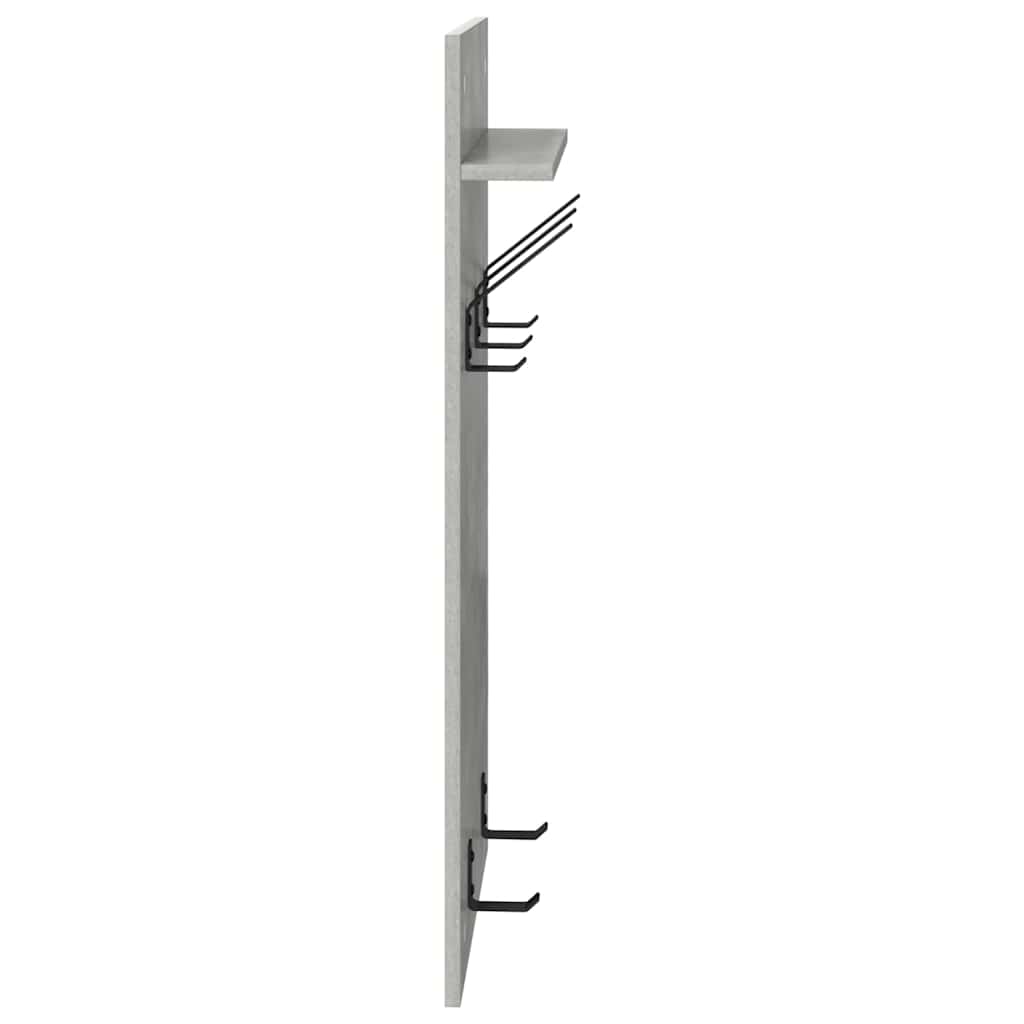 Appendiabiti a muro Grigio cemento 40 x 10 x 90 cm | homemem39