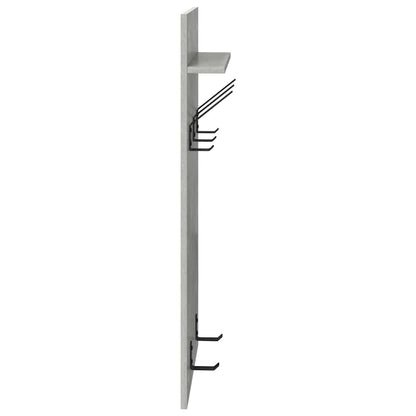 Appendiabiti a muro Grigio cemento 40 x 10 x 90 cm | homemem39