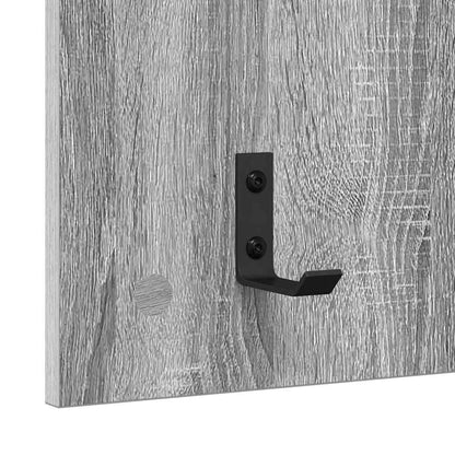 Appendiabiti a muro Grigio Sonoma 40 x 10 x 90 cm | homemem39