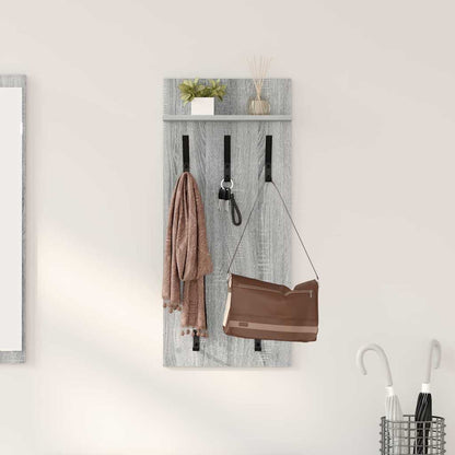 Appendiabiti a muro Grigio Sonoma 40 x 10 x 90 cm