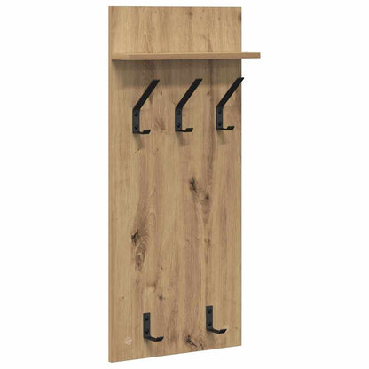 Appendiabiti a muro Rovere artigianale 40 x 10 x 90 cm