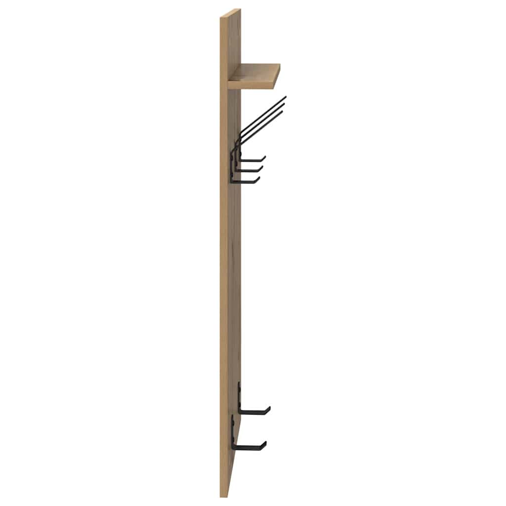 Appendiabiti a muro Rovere artigianale 40 x 10 x 90 cm