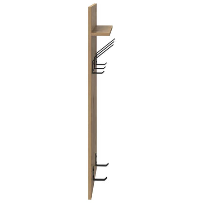Appendiabiti a muro A parete Rovere artigianale 40 x 10 x 90 cm