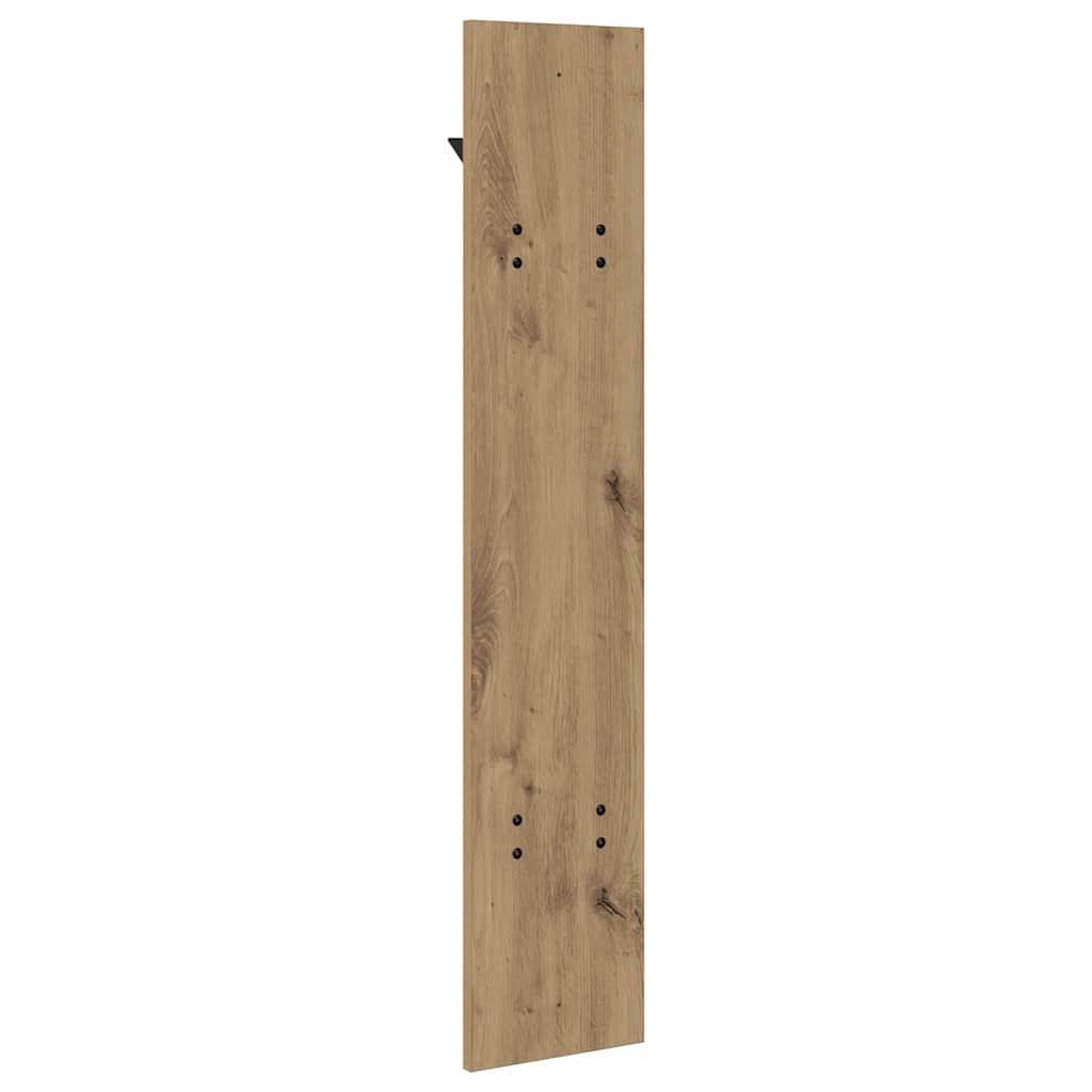 Appendiabiti a muro Rovere artigianale 20 x 1,5 x 100 cm | homemem39