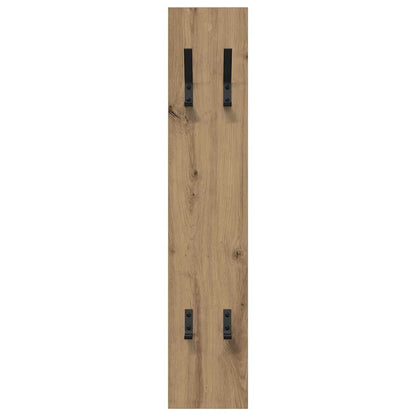 Appendiabiti a muro Rovere artigianale 20 x 1,5 x 100 cm | homemem39