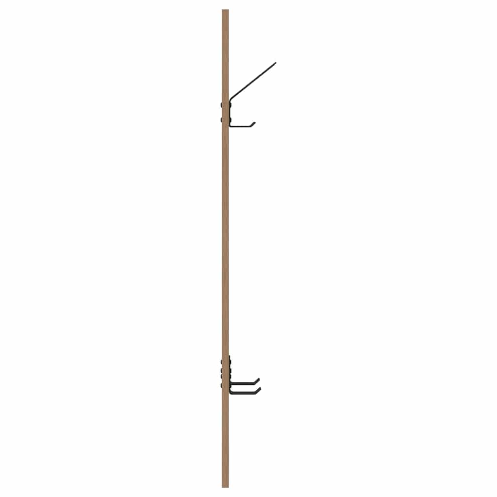 Appendiabiti a muro Rovere artigianale 20 x 1,5 x 100 cm | homemem39