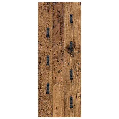 Appendiabiti a muro Legno vecchio 30 x 1,5 x 80 cm