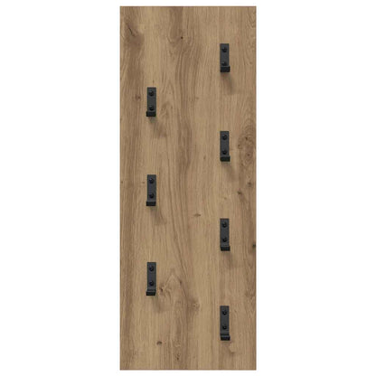 Appendiabiti a muro Rovere artigianale 30 x 1,5 x 80 cm | homemem39