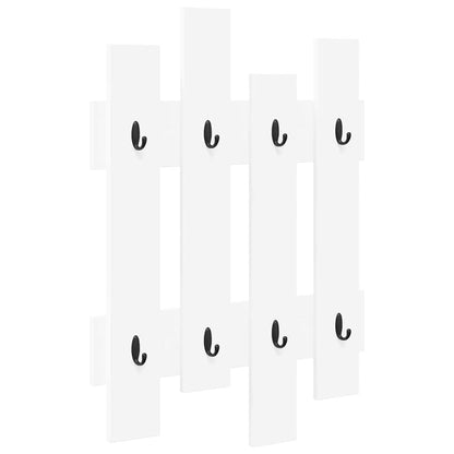 Appendiabiti a muro Bianco 60 x 3 x 82 cm Legno multistrato | homemem39