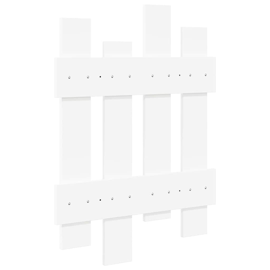 Appendiabiti a muro Bianco 60 x 3 x 82 cm Legno multistrato