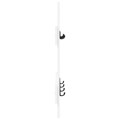 Appendiabiti a muro Bianco 60 x 3 x 82 cm Legno multistrato | homemem39