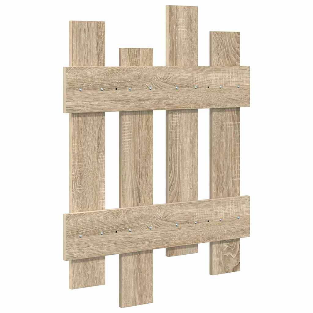 Appendiabiti a muro Rovere Sonoma 60 x 3 x 82 cm | homemem39