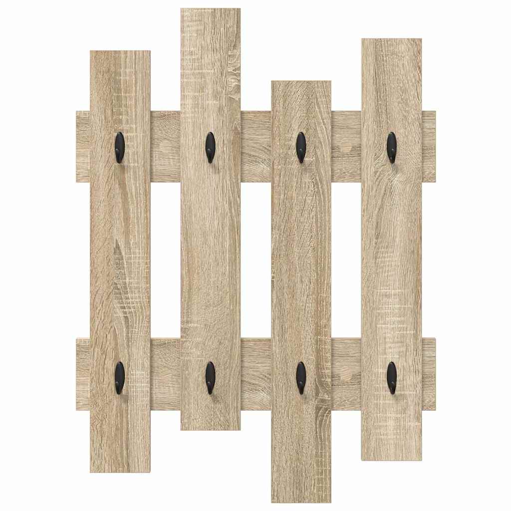 Appendiabiti a muro Rovere Sonoma 60 x 3 x 82 cm | homemem39
