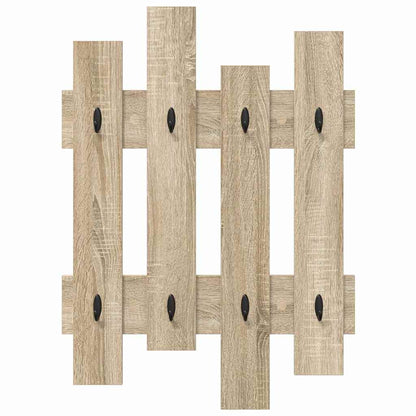 Appendiabiti a muro Rovere Sonoma 60 x 3 x 82 cm | homemem39