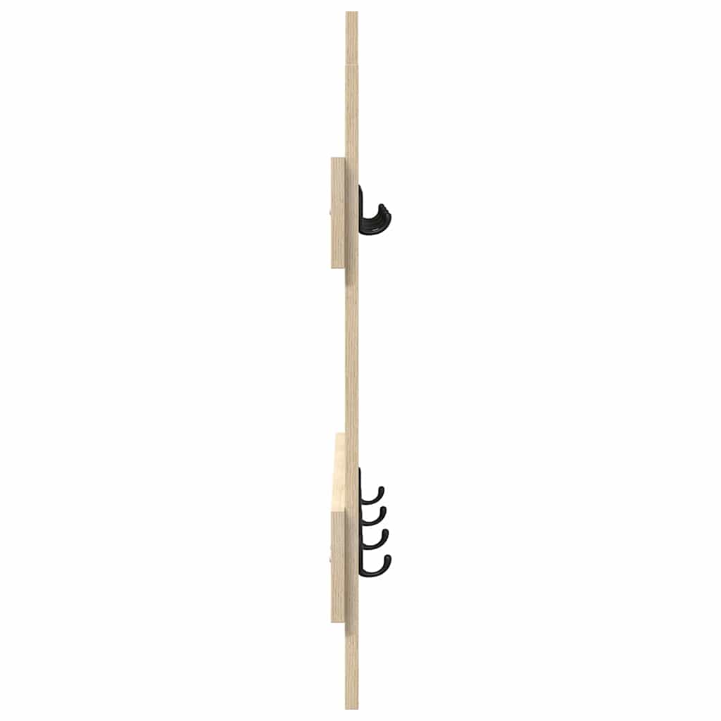 Appendiabiti a muro Rovere Sonoma 60 x 3 x 82 cm | homemem39