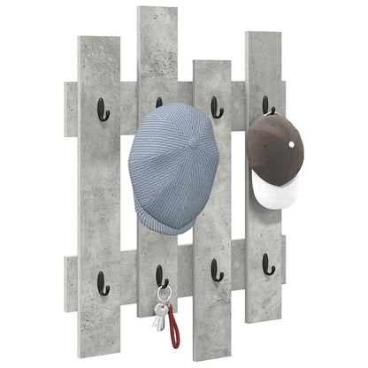 Appendiabiti a muro Grigio cemento 60 x 3 x 82 cm | homemem39