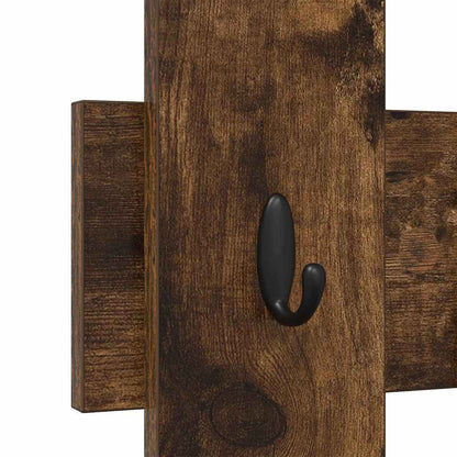Appendiabiti a muro Rovere fumé 60 x 3 x 82 cm | homemem39